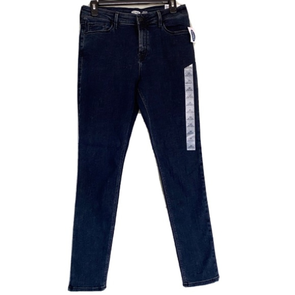 Old Navy Rockstar Super Skinny Mid-Rise Size 10 Blue Jeans